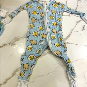 Little Sleepies Breakfast pajamas 3-6 month